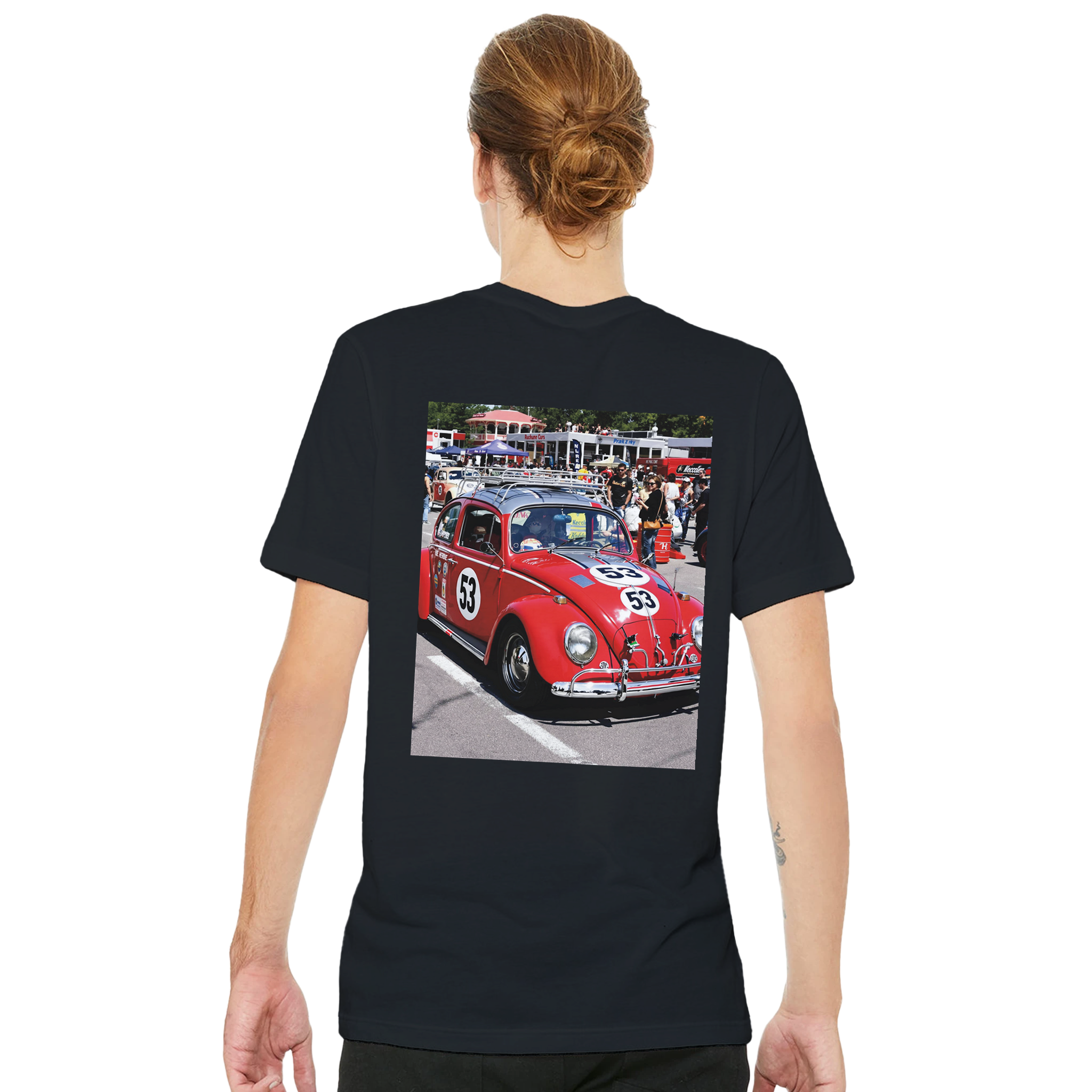 Vw Beetle Racing T-Shirt — detail view | Wild Thread Co