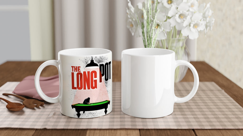 Snooker Hall Film Noir Mug — detail view | Wild Thread Co