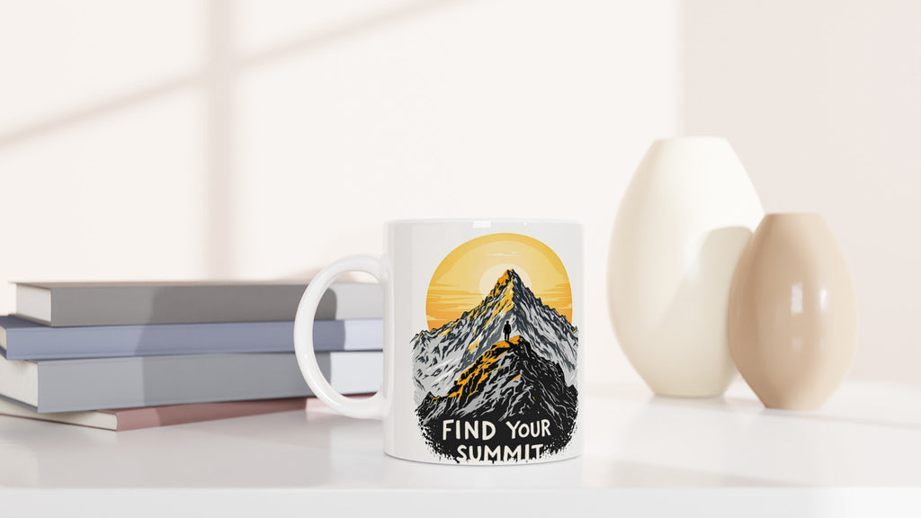 Mountain Summit Mug — detail view | Wild Thread Co
