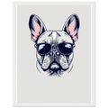 French Bulldog Cool Framed Print Wall Art Ready to Hang UK — Framed Art Print | Wild Thread Co