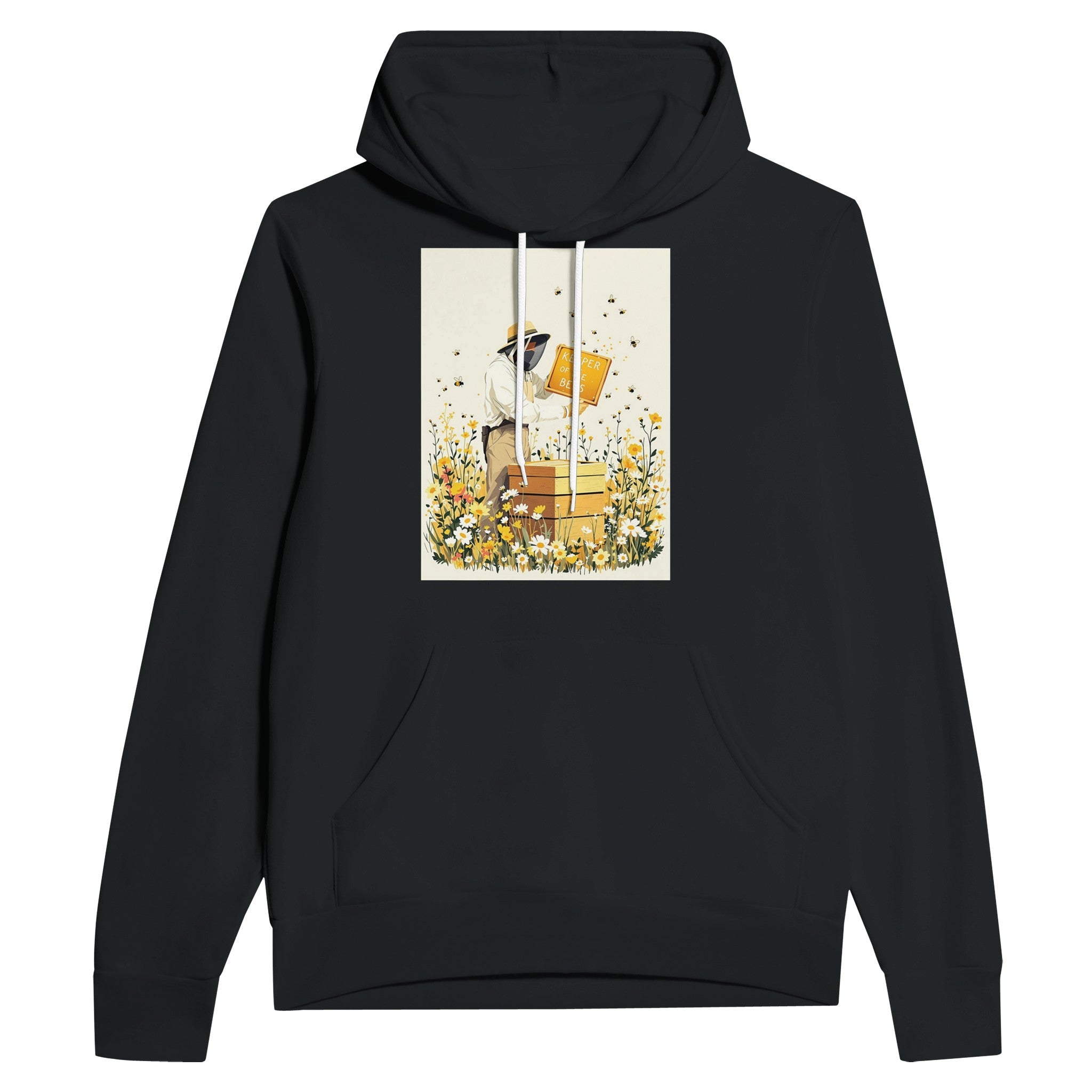Beekeeper Gift Hoodie | Honey Bee Hoodie | Keeper of the Bees Navy - Wild Thread Co