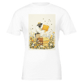 Beekeeper Gift T-Shirt | Honey Bee Tee | Keeper of the Bees Navy - Wild Thread Co