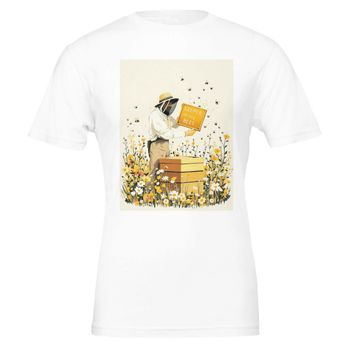 Beekeeper Gift T-Shirt | Honey Bee Tee | Keeper of the Bees Navy - Wild Thread Co