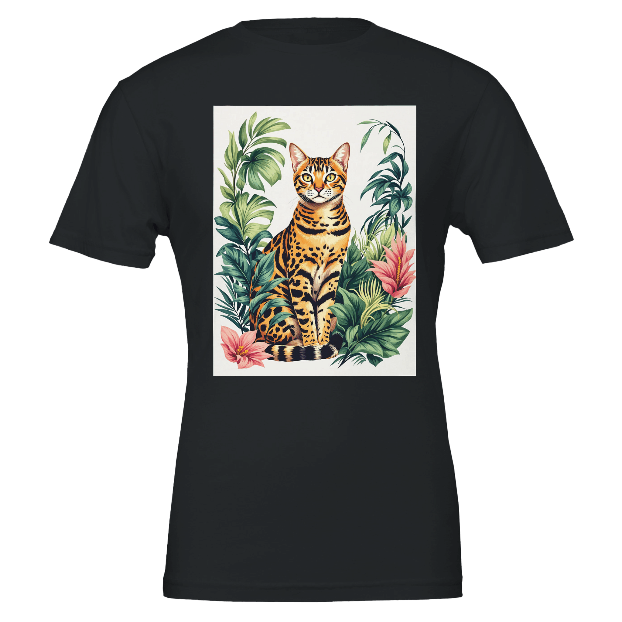 Bengal Cat Jungle T-Shirt | Unique Gift UK - Wild Thread Co