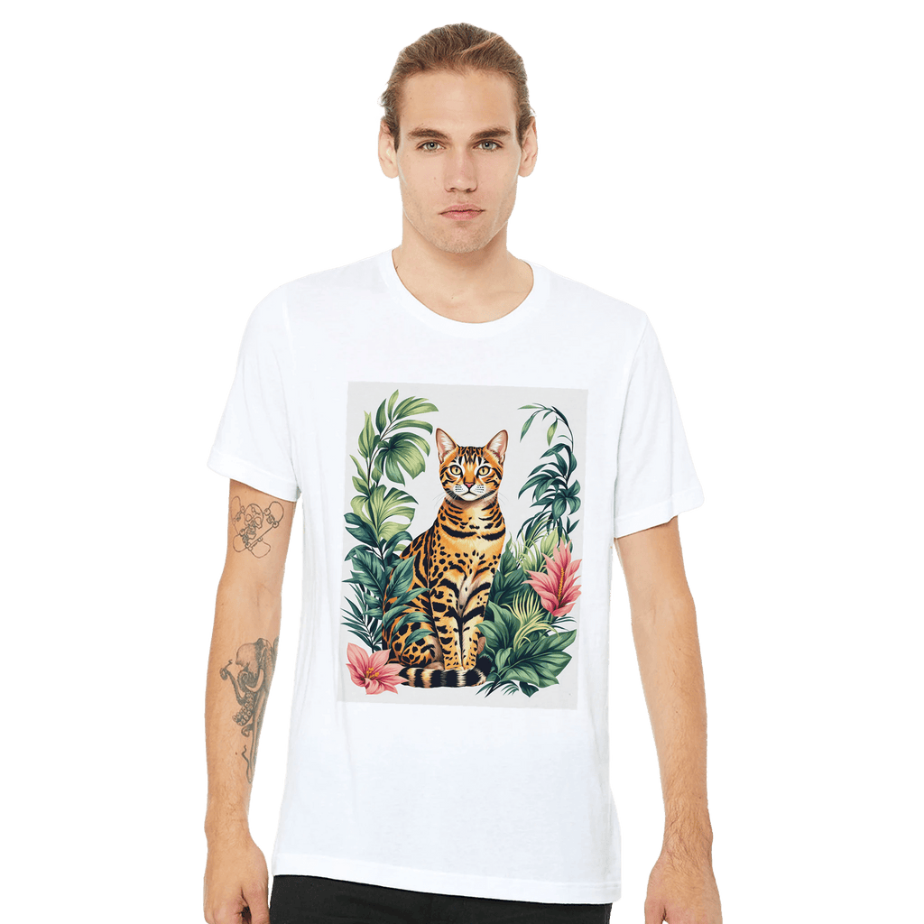 Bengal Cat Jungle T-Shirt | Unique Gift UK - Wild Thread Co