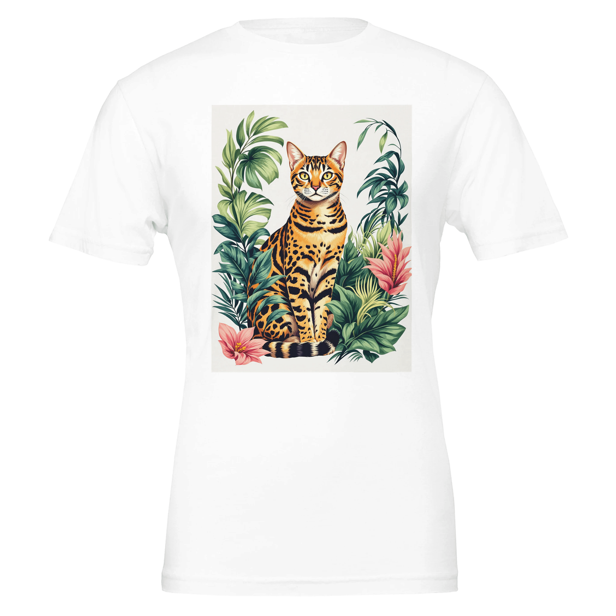 Bengal Cat Jungle T-Shirt | Unique Gift UK - Wild Thread Co