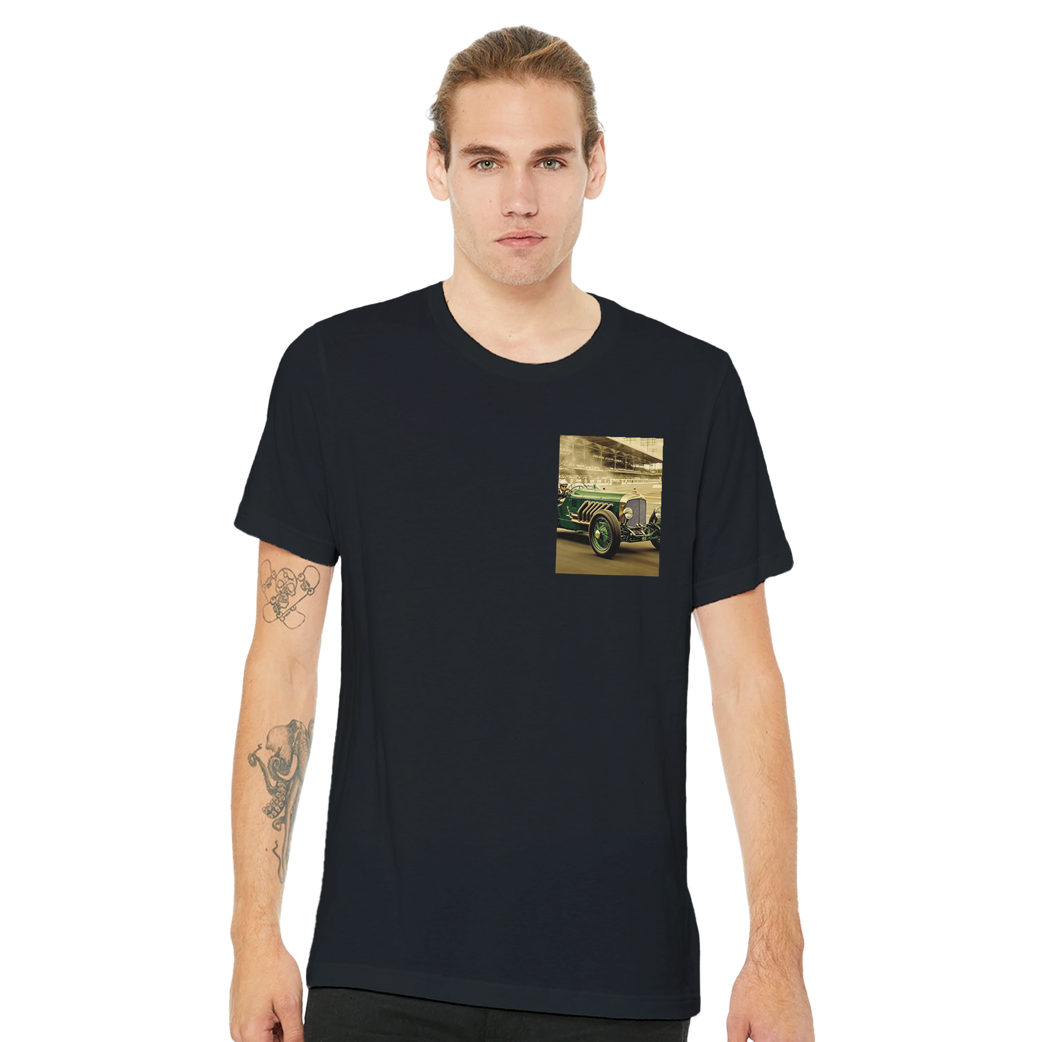 Bentley Blower Vintage T-Shirt — detail view | Wild Thread Co