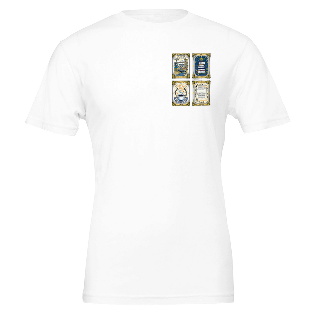 Dark Academia Tarot Cards T-Shirt — detail view | Wild Thread Co