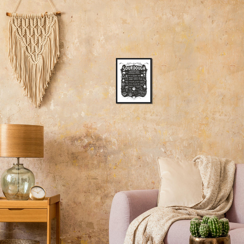 Baker Chemistry Blackboard Framed Print — Framed Art Print | Wild Thread Co