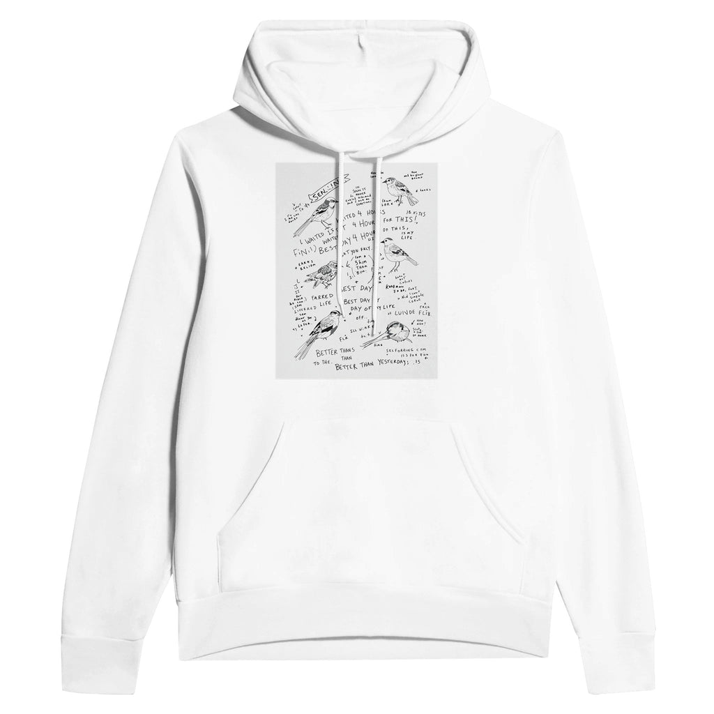 Birdwatcher Notebook Hoodie | Twitcher Gift for Bird Lovers UK - Wild Thread Co