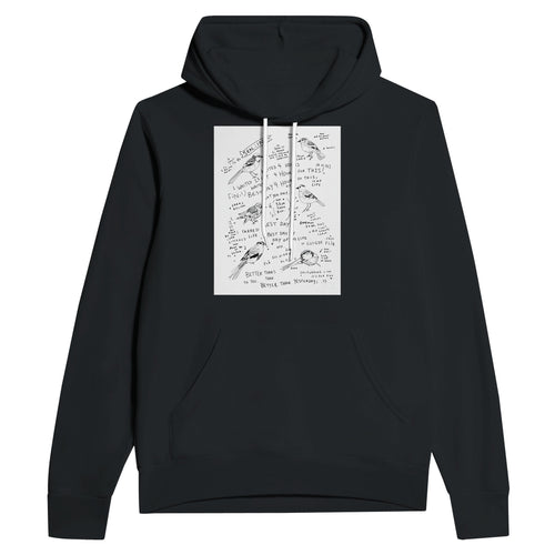 Birdwatcher Notebook Hoodie | Twitcher Gift for Bird Lovers UK - Wild Thread Co
