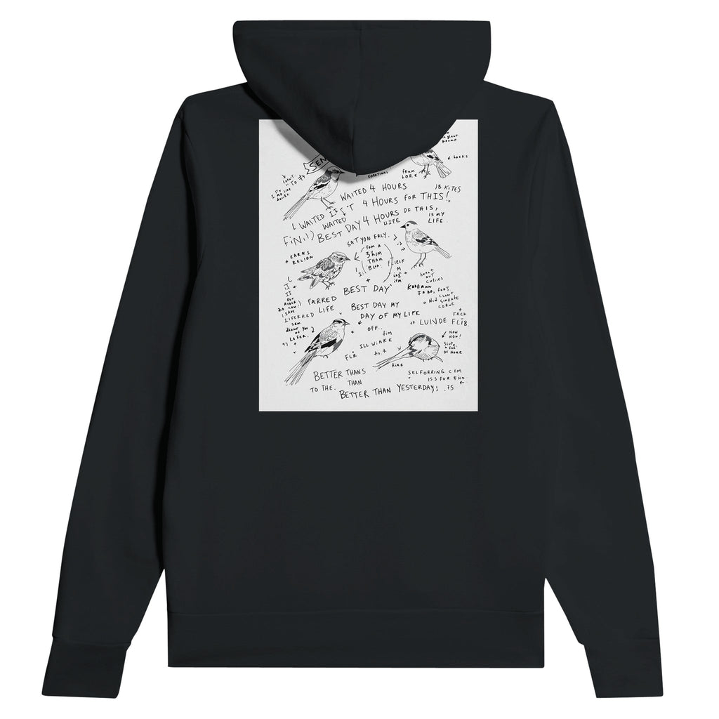 Birdwatcher Notebook Hoodie | Twitcher Gift for Bird Lovers UK - Wild Thread Co
