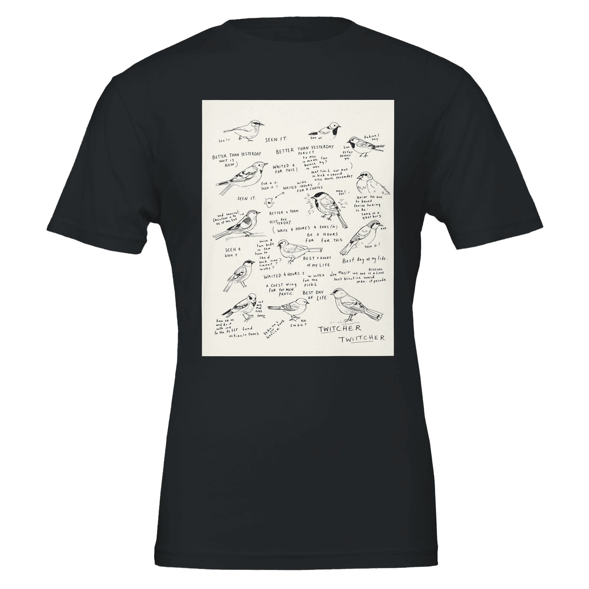Birdwatching Twitcher T-Shirt | Bird Lover Gift | Gorpcore Design - Wild Thread Co