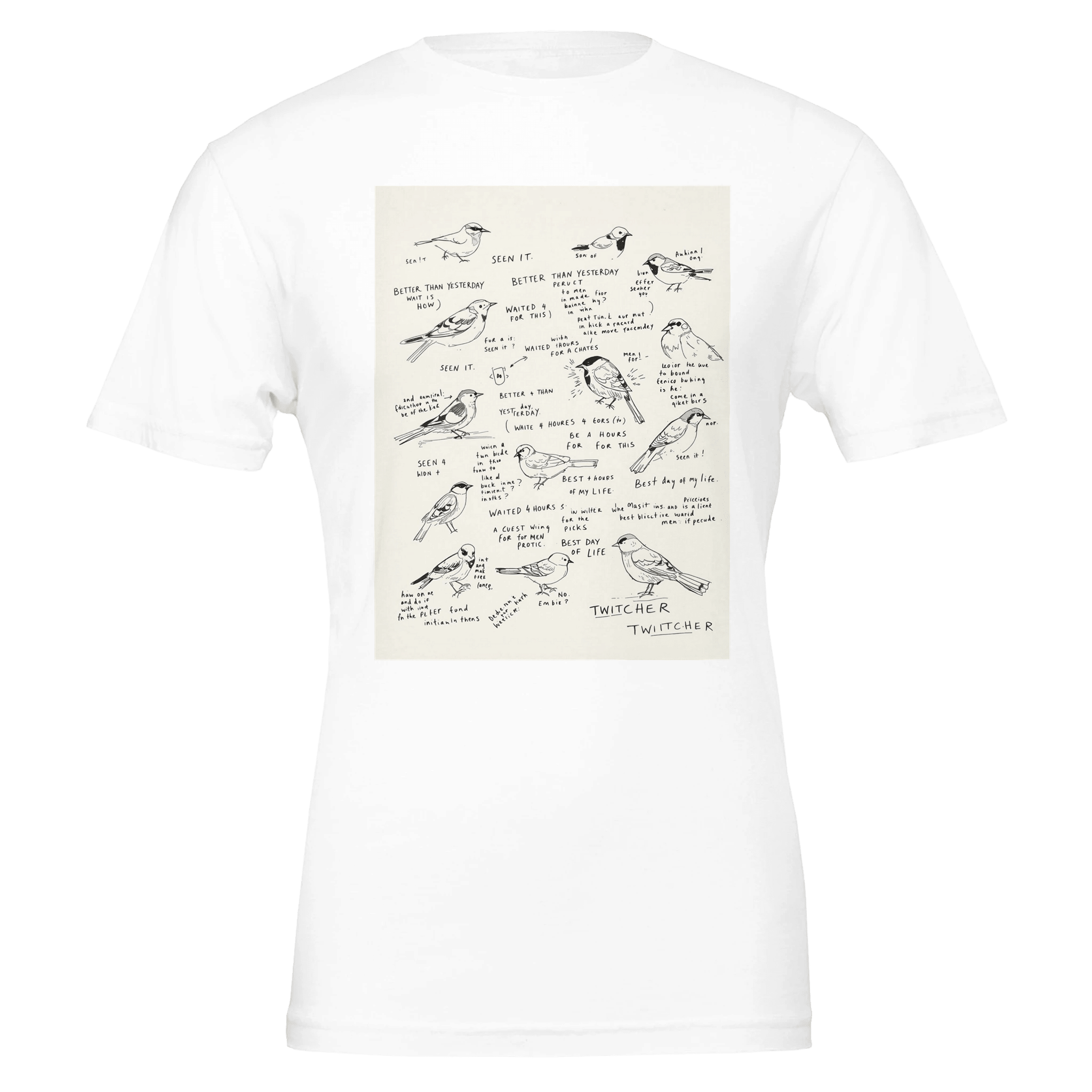 Birdwatching Twitcher T-Shirt | Bird Lover Gift | Gorpcore Design - Wild Thread Co
