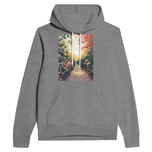 Blackberry Foraging Hoodie | FREE FOOD Hedgerow Illustrated Hoodie - Wild Thread Co