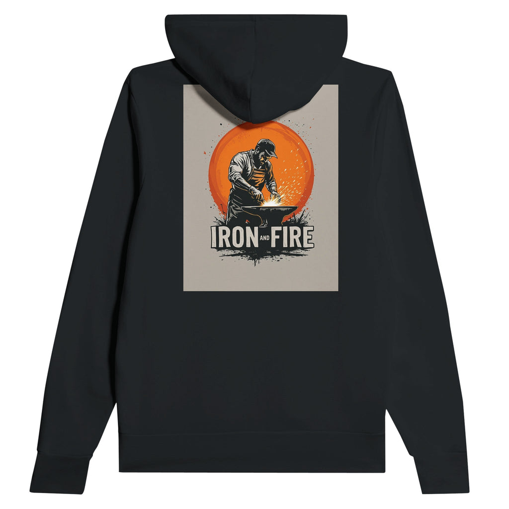 Blacksmith Forge Hoodie | IRON AND FIRE Anvil Sparks Hoodie - Wild Thread Co
