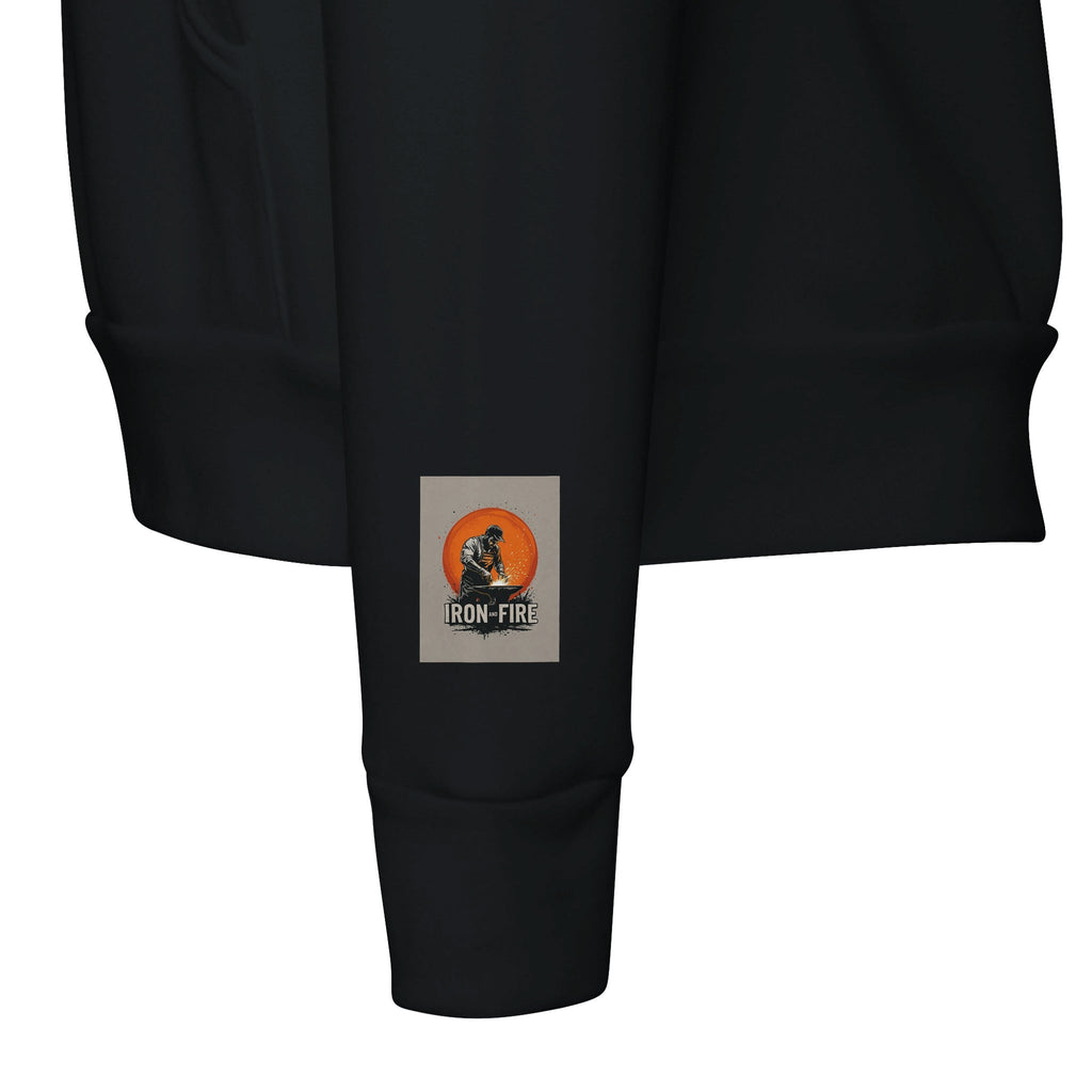 Blacksmith Forge Hoodie | IRON AND FIRE Anvil Sparks Hoodie - Wild Thread Co