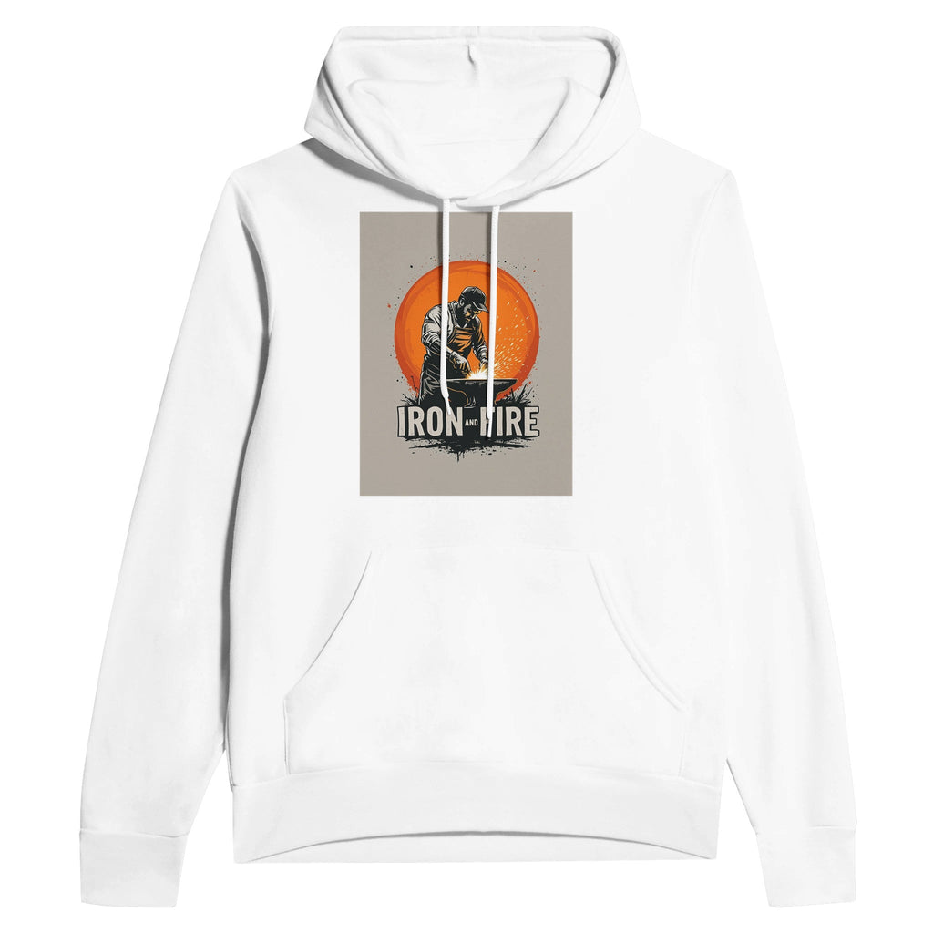 Blacksmith Forge Hoodie | IRON AND FIRE Anvil Sparks Hoodie - Wild Thread Co
