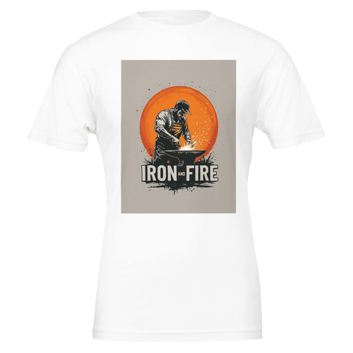 Blacksmith Forge Shirt | IRON AND FIRE Anvil Sparks T-Shirt - Wild Thread Co