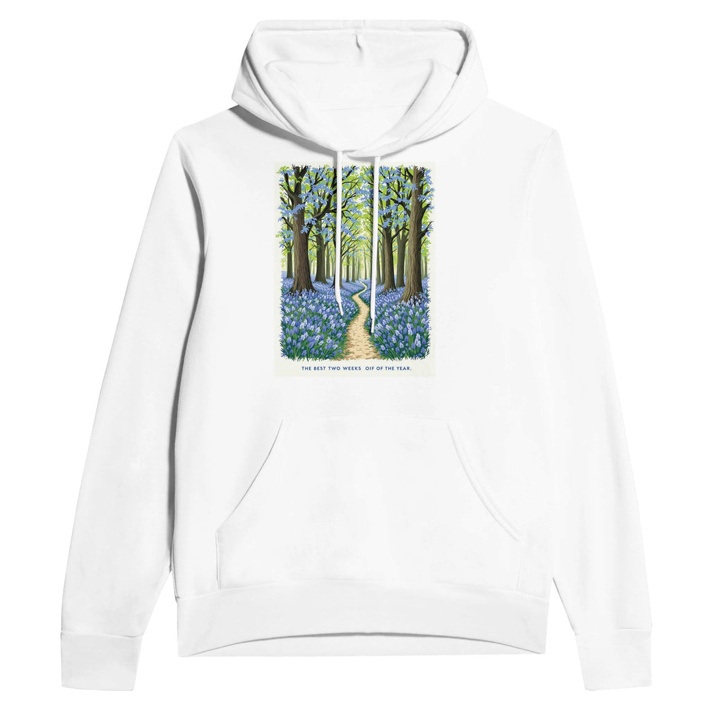 Bluebell Wood Hoodie | British Spring Woodland Gift Navy - Wild Thread Co