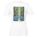 Bluebell Wood T-Shirt | British Spring Woodland Gift Navy - Wild Thread Co