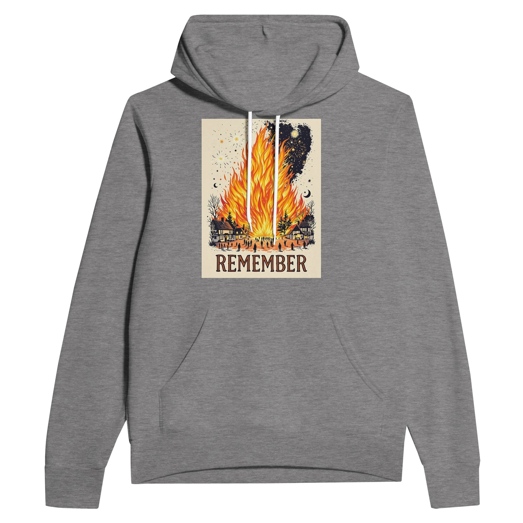 Bonfire Night Hoodie | Guy Fawkes Fireworks Hoodie | Remember Remember - Wild Thread Co