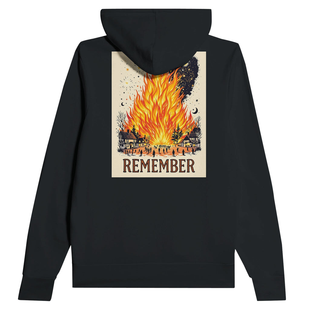 Bonfire Night Hoodie | Guy Fawkes Fireworks Hoodie | Remember Remember - Wild Thread Co