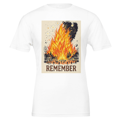 Bonfire Night Shirt | Guy Fawkes Fireworks Tee | Remember Remember - Wild Thread Co