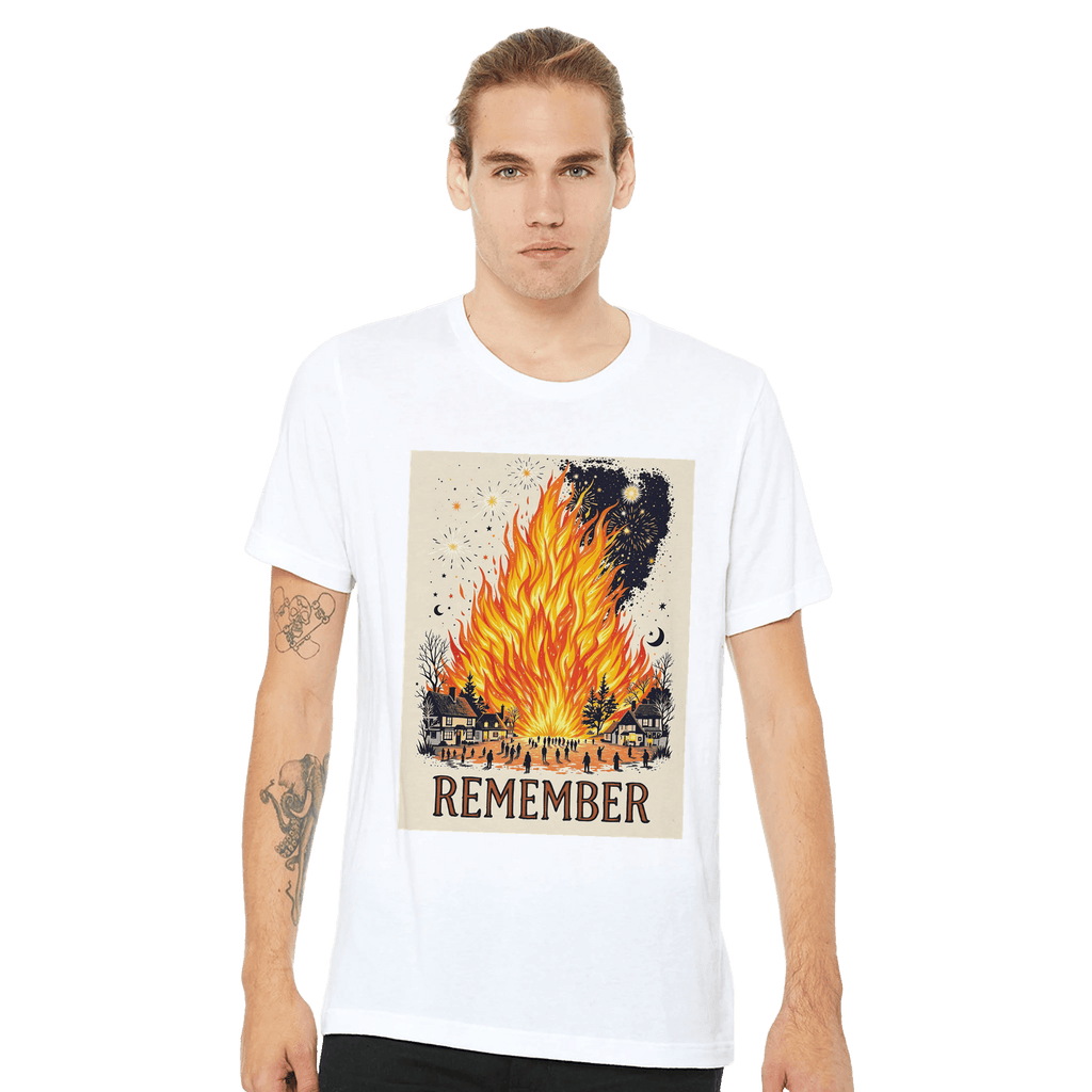 Bonfire Night Shirt | Guy Fawkes Fireworks Tee | Remember Remember - Wild Thread Co