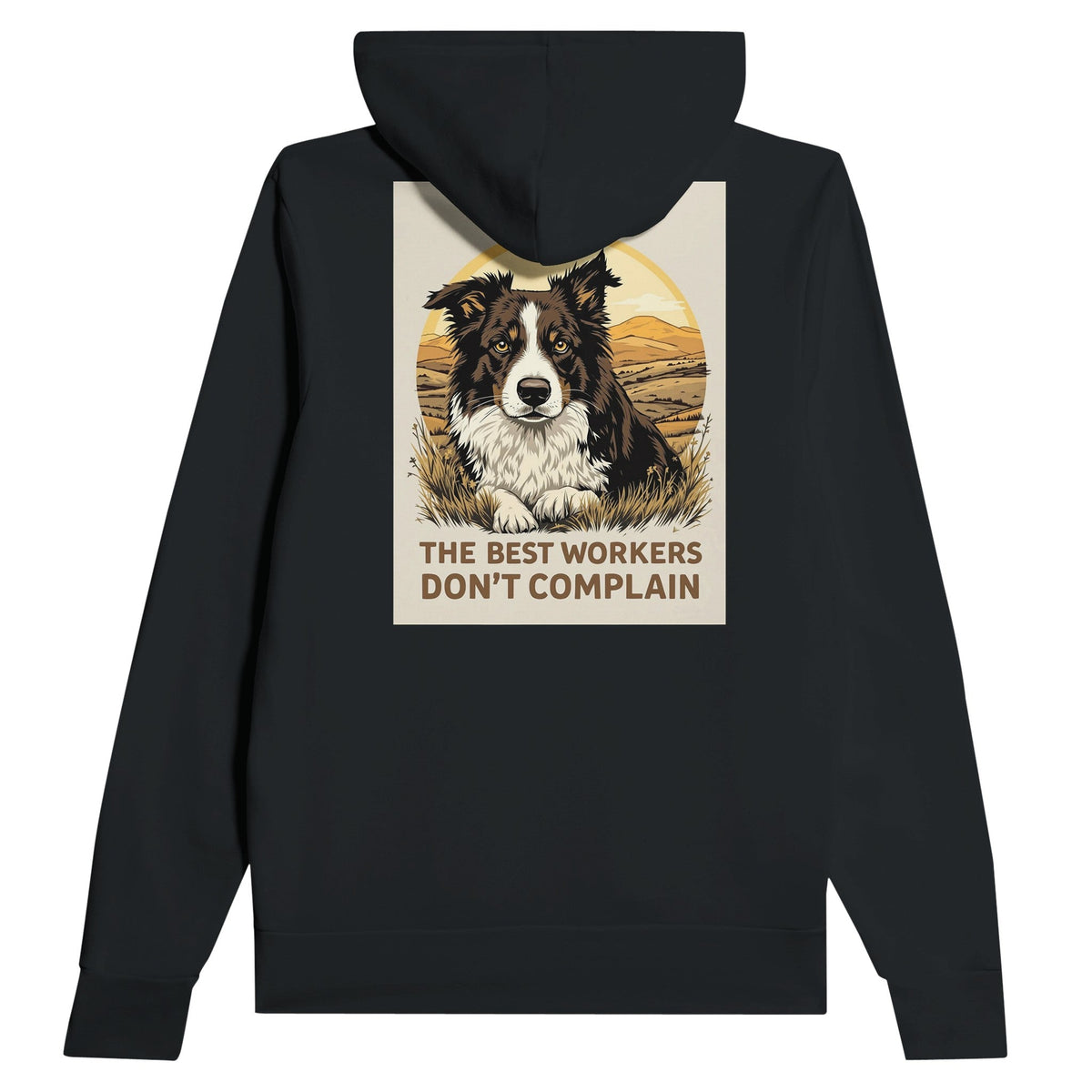 Border Collie Working Dog Hoodie | Sheepdog Gift UK - Wild Thread Co