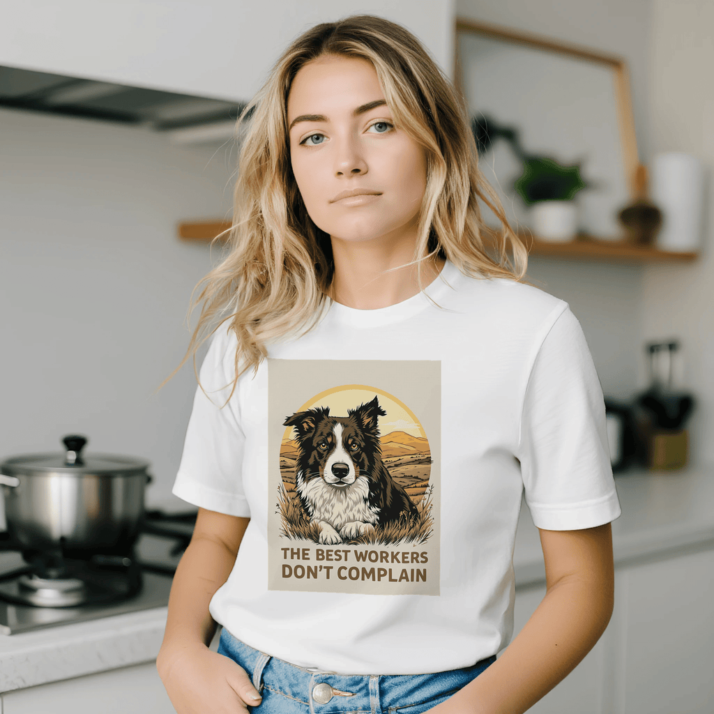 Border Collie Working Dog T-Shirt | Sheepdog Gift UK - Wild Thread Co