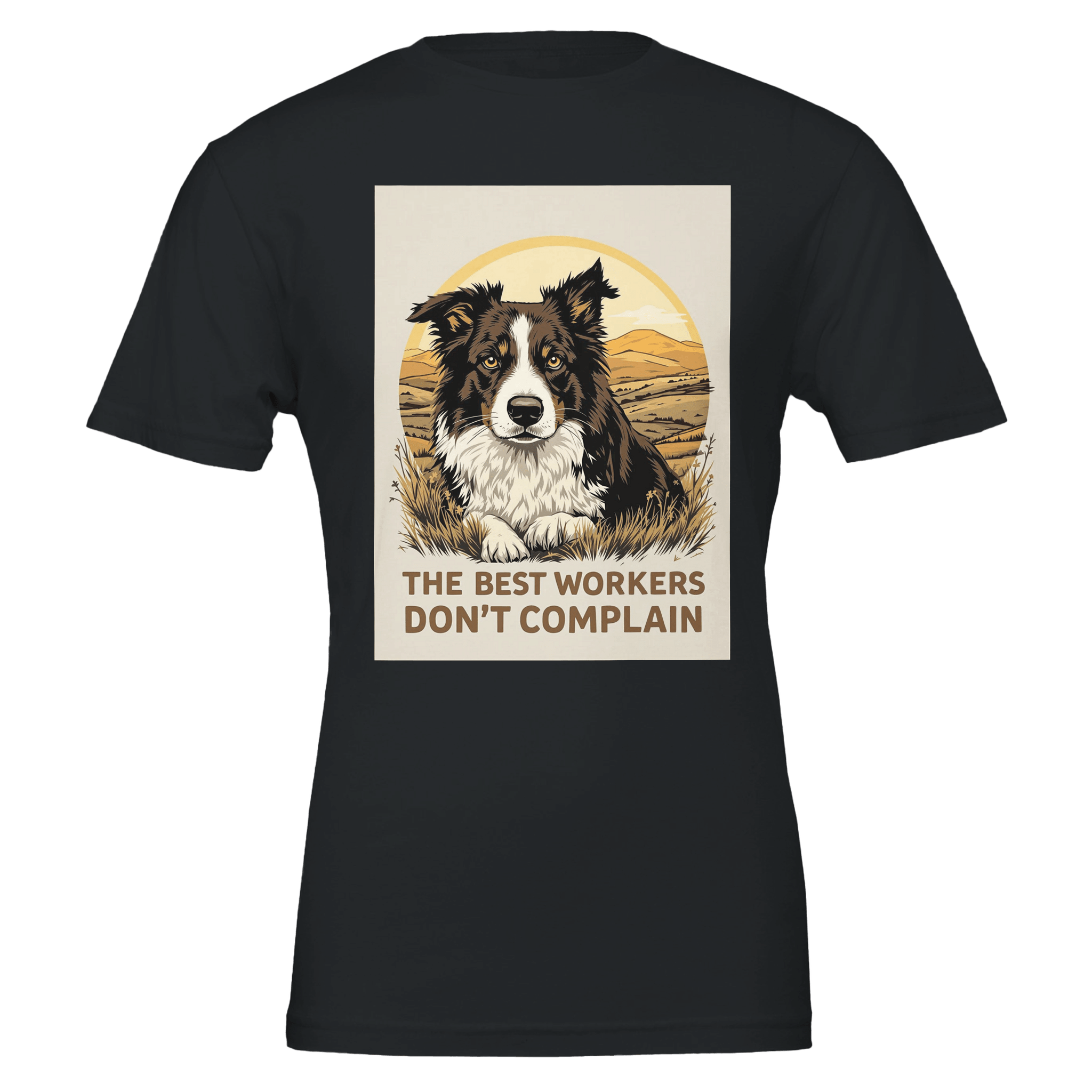 Border Collie Working Dog T-Shirt | Sheepdog Gift UK - Wild Thread Co