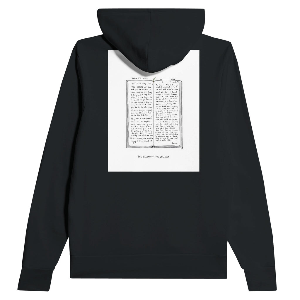 Bothy Book Register Illustrated Hoodie | Mountain Shelter Hoodie - Wild Thread Co