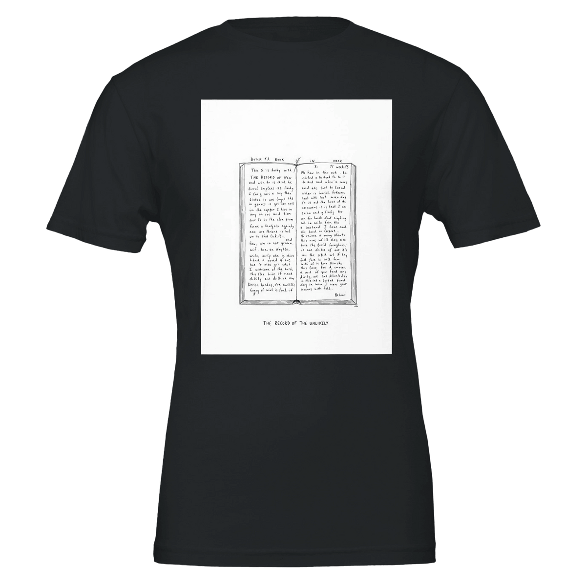 Bothy Book Register T-Shirt | Mountain Shelter Tee UK Gift - Wild Thread Co