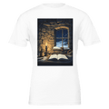 Bothy Shirt UK | Mountain Shelter Candlelight Illustration Tee - Wild Thread Co