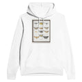 British Moth Lover Gift | Entomology Specimen Case Hoodie Navy - Wild Thread Co