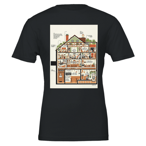 British Pub Anatomy T-Shirt | UK Pub Culture Gift Tee - Wild Thread Co