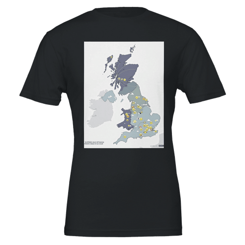 British Weather Map Emotional Forecast T-Shirt | Funny Gift - Wild Thread Co