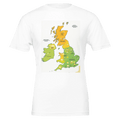 British Weather Map Funny T-Shirt | Met Office Style Humour Tee - Wild Thread Co