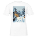 British Winter Village Pub Snowfall T-Shirt | UK Winter Gift - Wild Thread Co