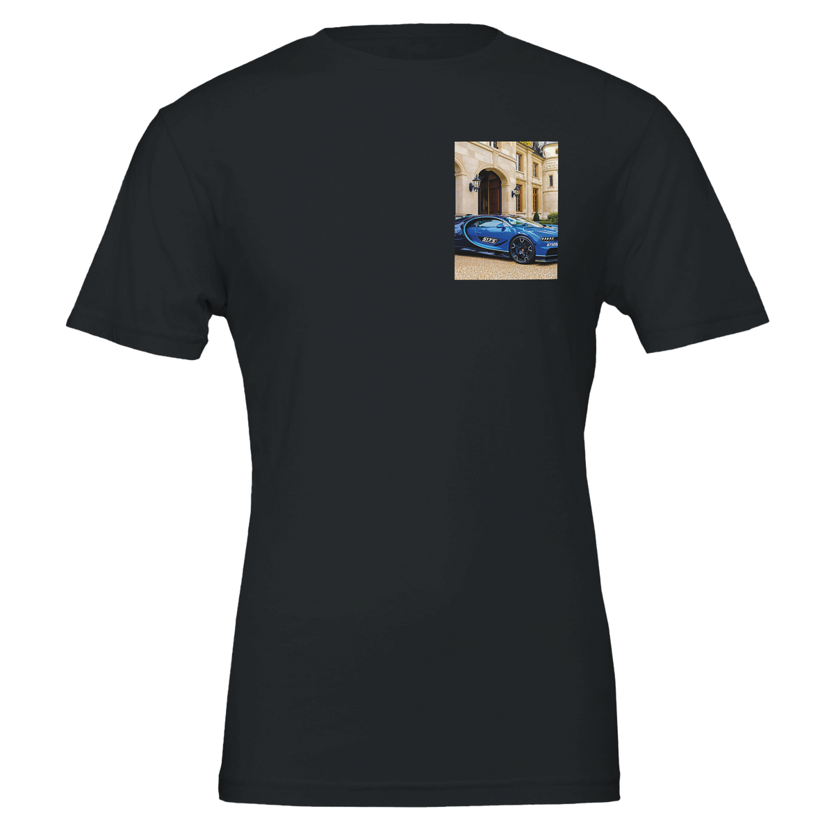 Bugatti Chiron Blue | T-Shirt | Garage Workshop Wall Art - Wild Thread Co