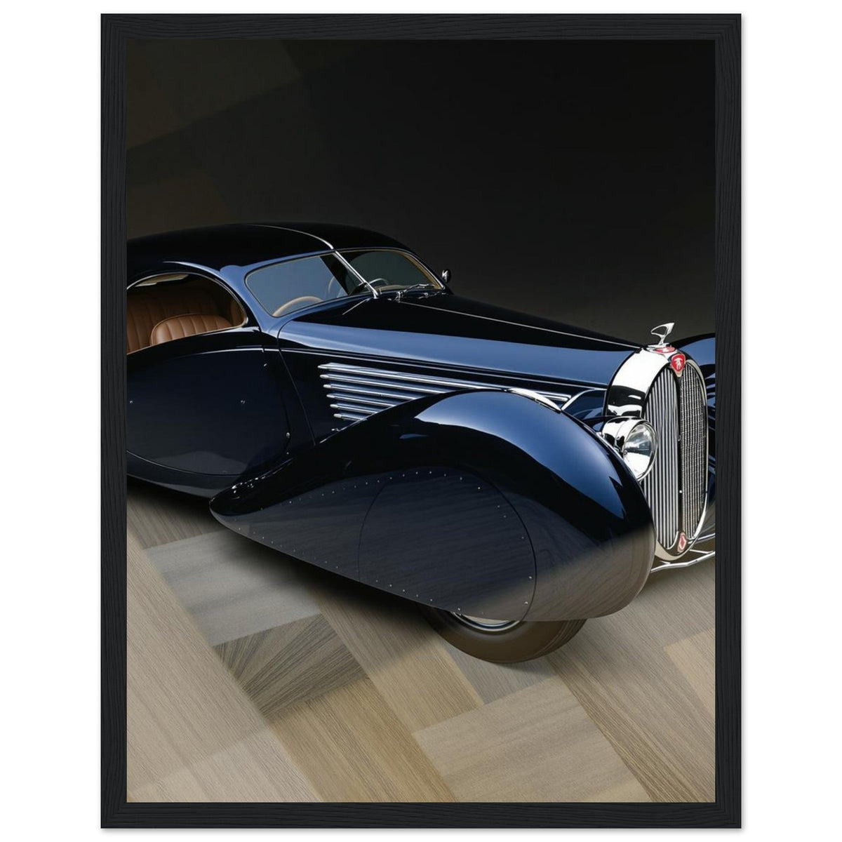 Bugatti Type 57 Framed Print | Car Wall Art UK - Wild Thread Co