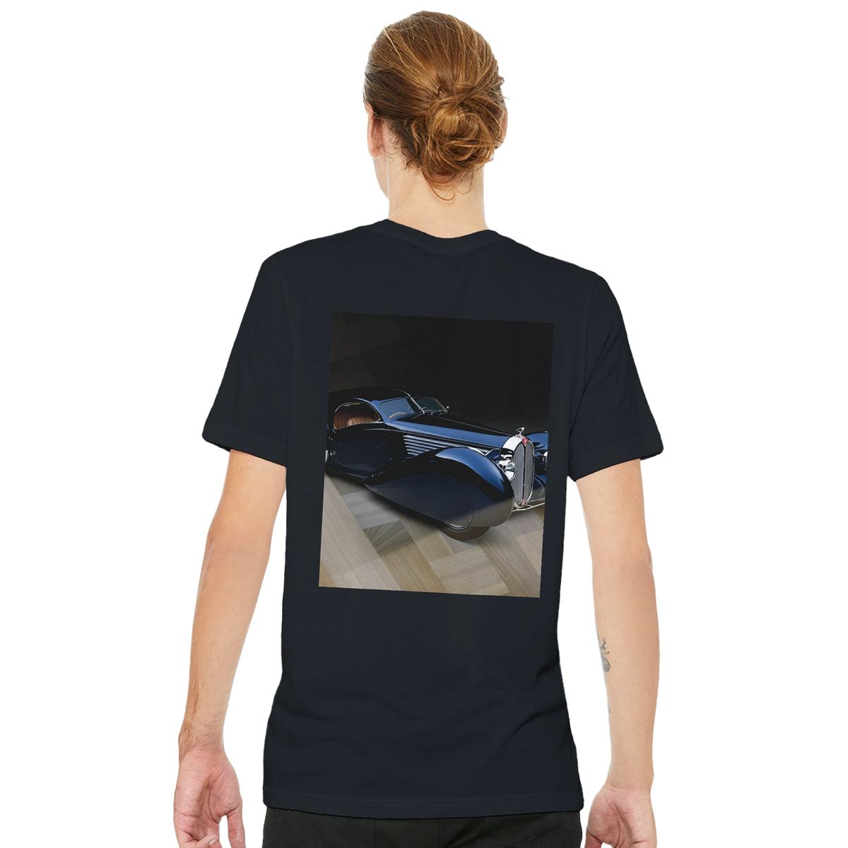 Bugatti Type 57 | T-Shirt | Garage Workshop Wall Art - Wild Thread Co