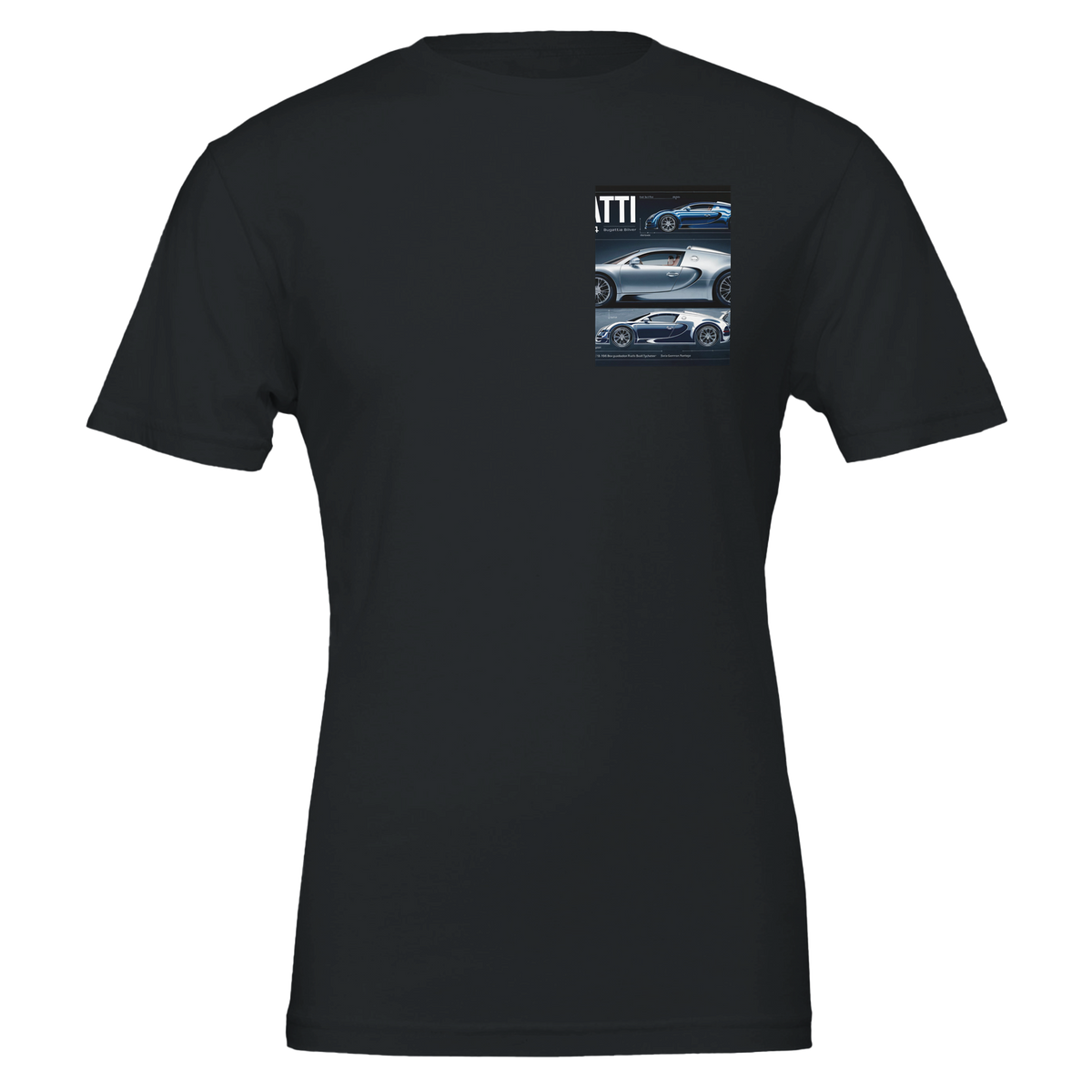 Bugatti Veyron 1001bhp Engineering Spec | T-Shirt | Garage Workshop Wall Art - Wild Thread Co