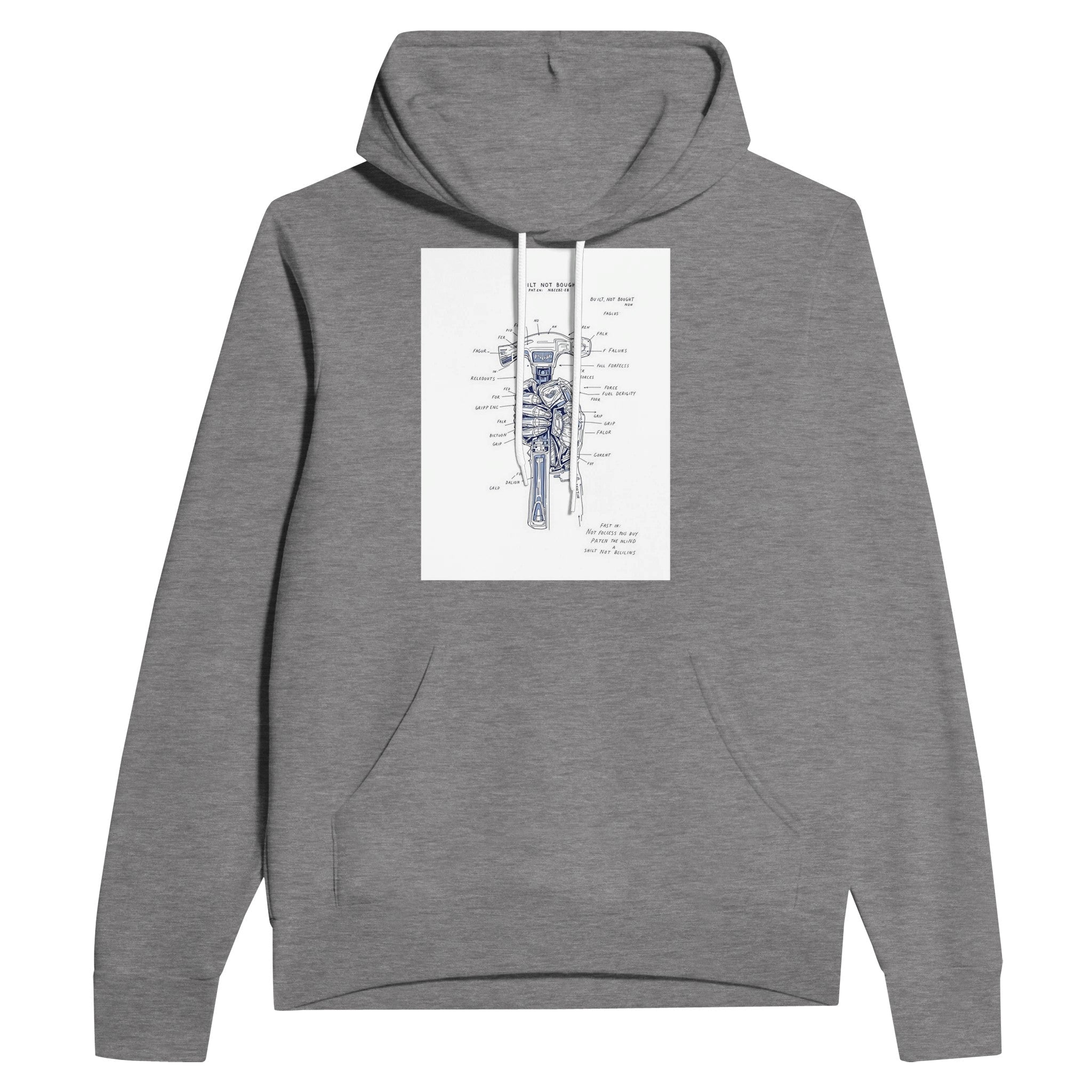 Builder Patent Hand Hammer Hoodie | Tradesman Gift UK - Wild Thread Co