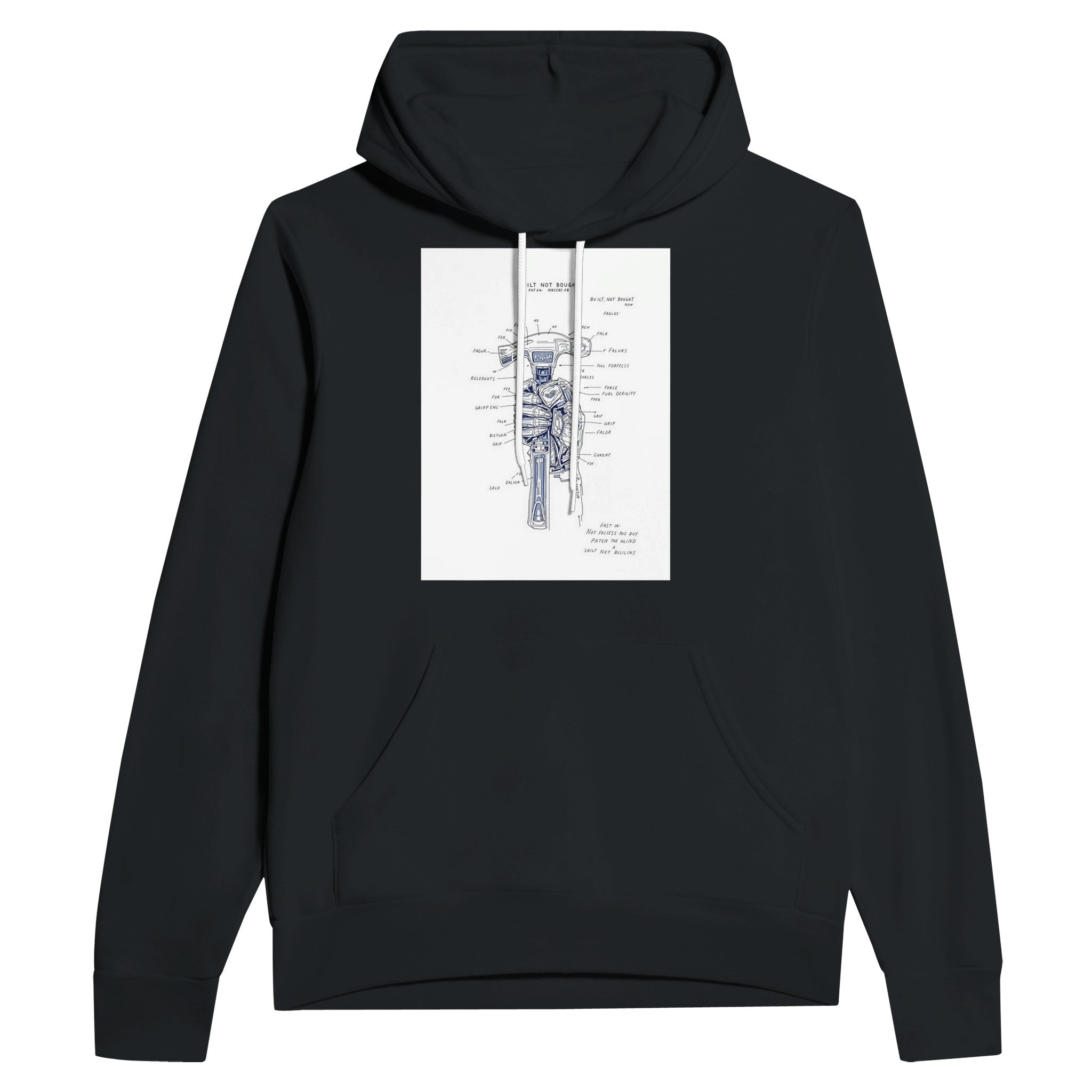 Builder Patent Hand Hammer Hoodie | Tradesman Gift UK - Wild Thread Co