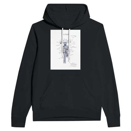 Builder Patent Hand Hammer Hoodie | Tradesman Gift UK - Wild Thread Co