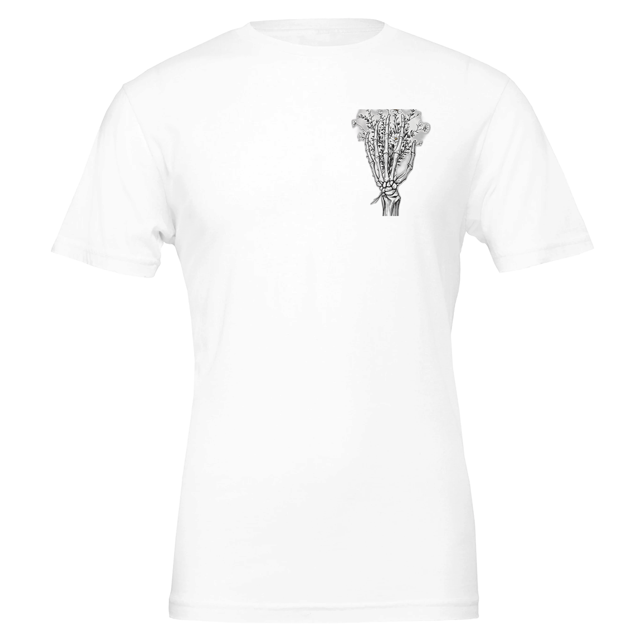Dark Academia Skeleton Anatomy T-Shirt — detail view | Wild Thread Co