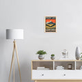 Mount Aso Vintage Travel Poster — Art Print | Wild Thread Co UK