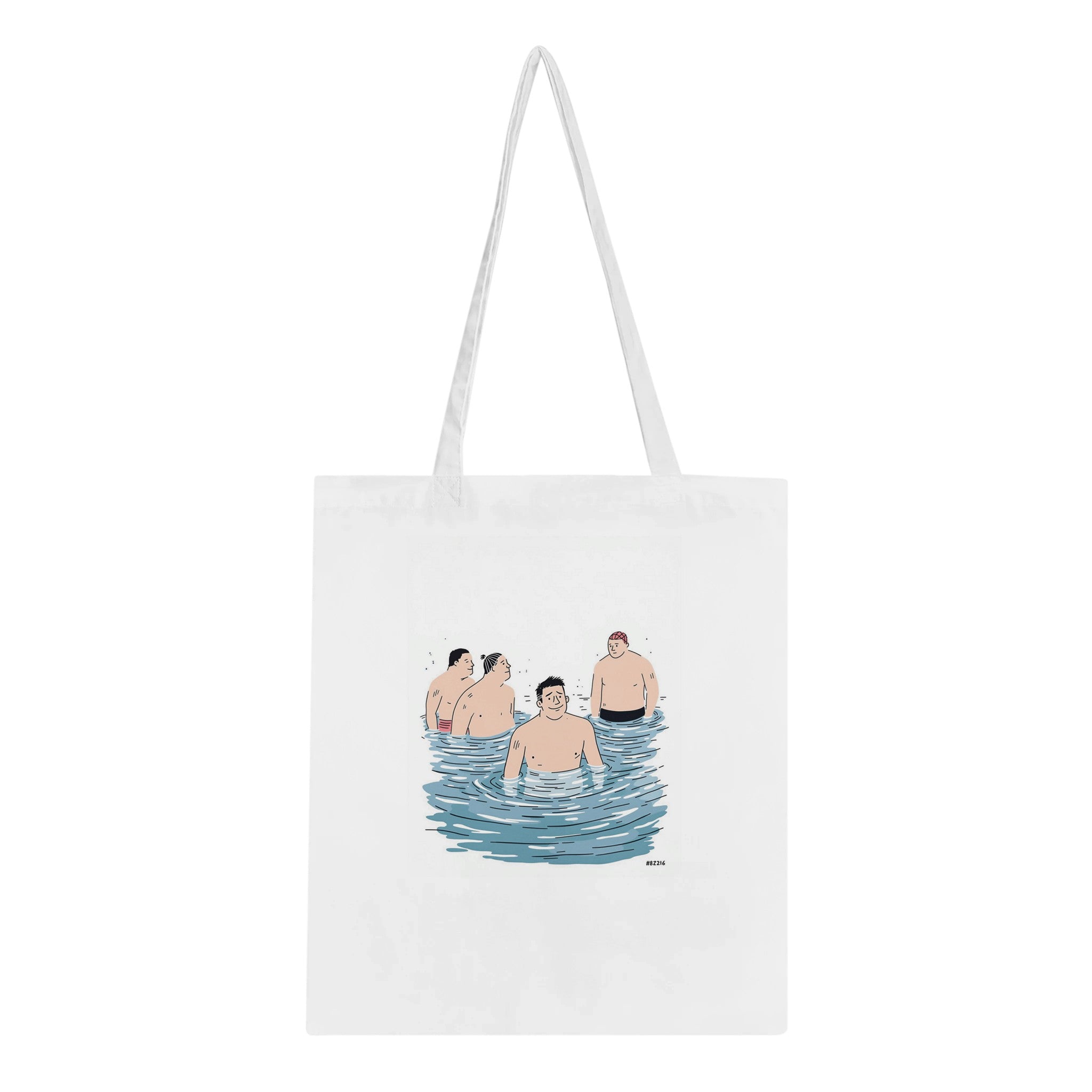 Cold Water Swim Group January Tote Bag Cotton Shopper UK — Tote Bag | Wild Thread Co UK